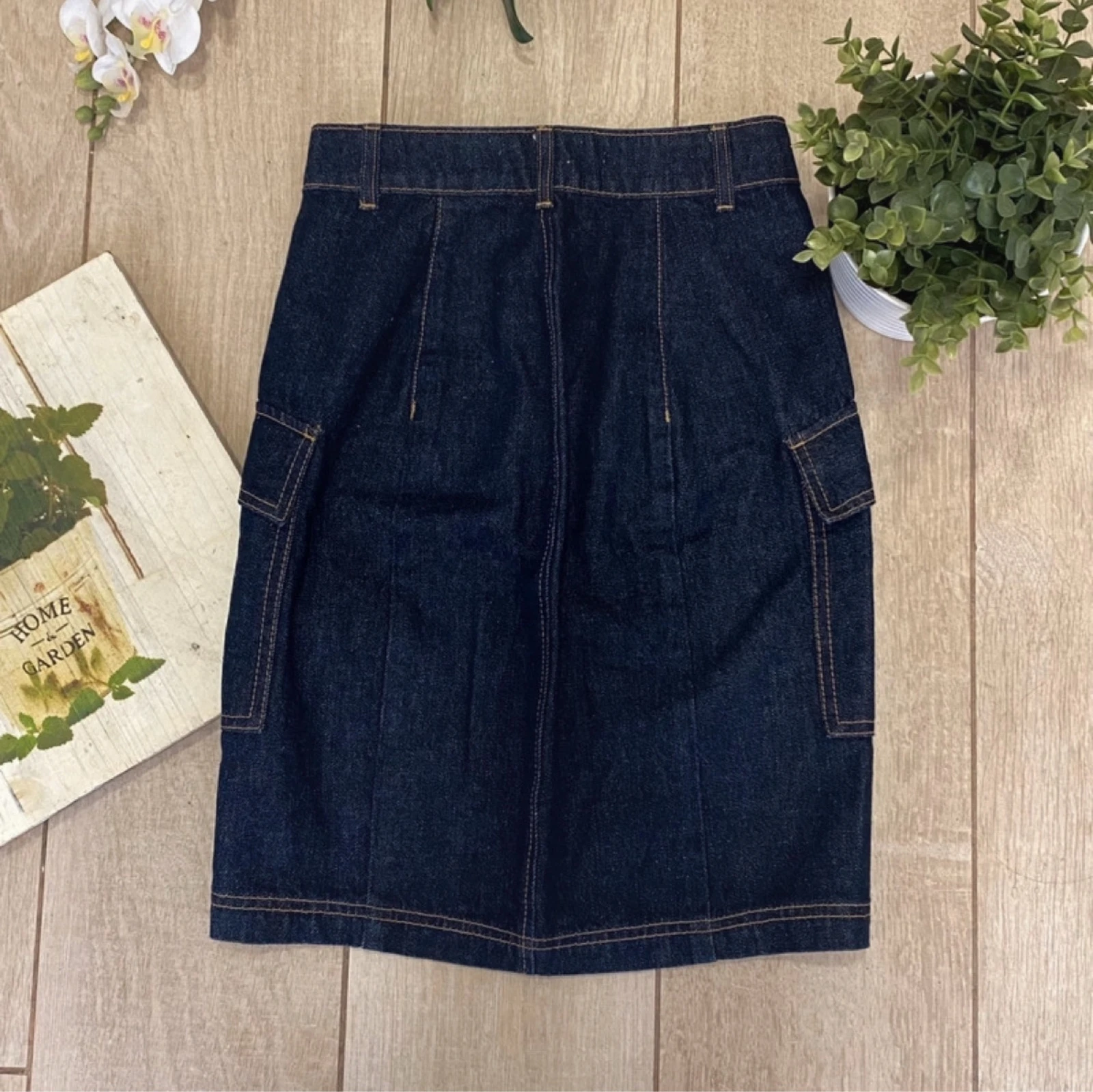 Blauwe jeansminirok – photo 5